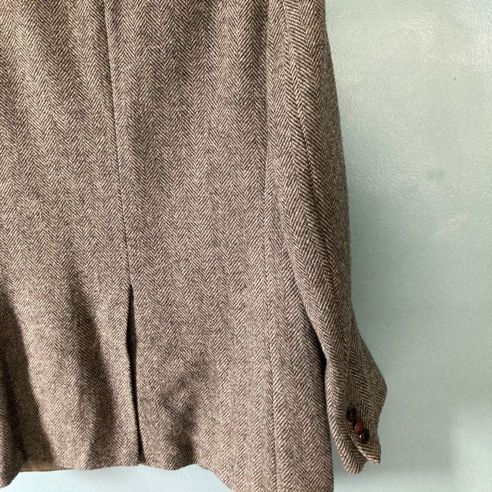 Northampton light gray tweed 2 button lined wool vintage sport coat - Picture 6 of 8